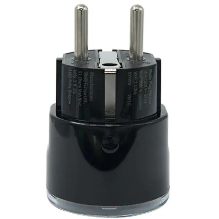 Shelly Plug PM Gen3 Matter 13A smart socket, black